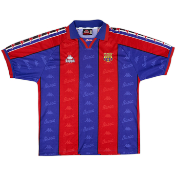 1995-97 Barcelona Home L/S Shirt - 8/10 - (XL)