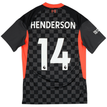 HENDERSON 14番シャツ Lサイズ 2021-22 Liverpool Home Shirt Henderson #14 - 8/10 - (XL.Boys)