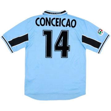 【超希少】S.S. Lazio Nesta 13 98/00 ユニフォーム 1998-00 Lazio Home L/S Shirt Nesta #13 - 5/10 - (XXL)
