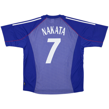 新品、未使用！2002日本代表 NAKATA 7 ワールドカップシャツ 半袖 2002-04 Japan Home Shirt Nakata #7 (M)