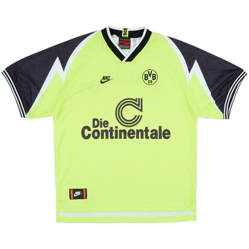 1995-96 Borussia Dortmund Away Shirt Ricken #18 - 8/10 - (M)