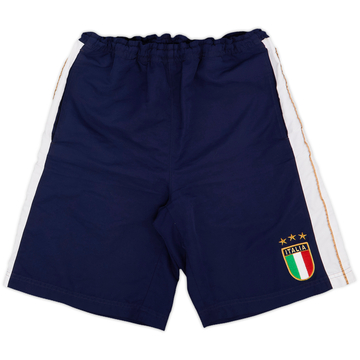 新品未使用 ITALIA AZZURRI 2006 WC優勝 ウーブンジャケット 2006-08 Italy Away Shorts - 7/10 - (M)