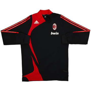 AC MILAN 08/09 サッカージャージ ユニフォーム　M 2008-09 AC Milan adidas Staff Issue 1/4 Zip Fleece Top MT