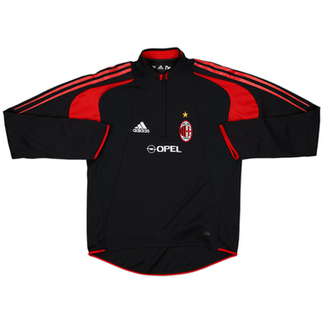 1999-00 AC Milan adidas 1/4 Zip Training Top - 8/10 - (M/L)