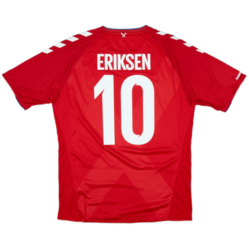 2018-19 Denmark Home Shirt Eriksen #10 - 8/10 - (M)