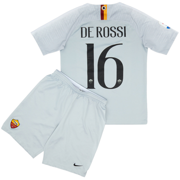 2018-19 Roma Home Shirt De Rossi #16 (M)