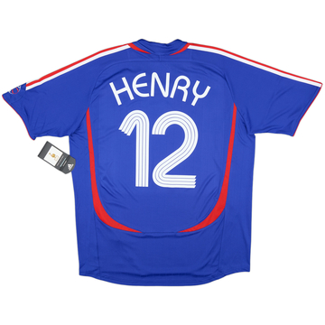 2006-07 France Home Shirt Henry #12 (L)