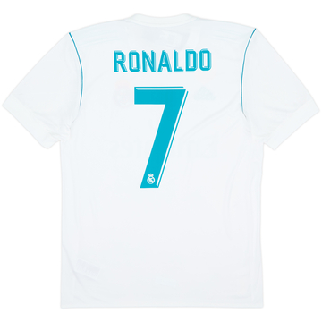2017-18 Real Madrid Home Shirt Ronaldo #7 (M)