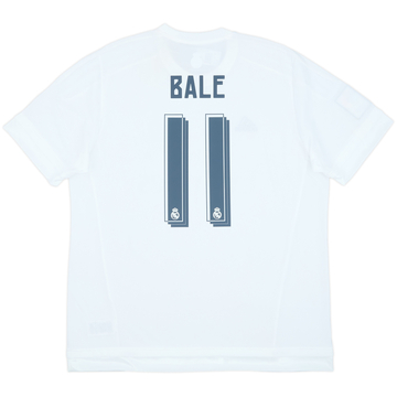 2015-16 Real Madrid Home L/S Shirt Bale #11 (3XL)