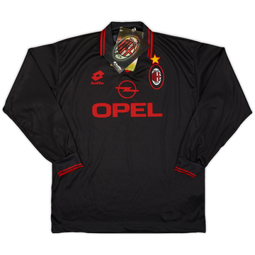 1996-97 AC Milan Home L/S Shirt - 6/10 - (XL.Boys)
