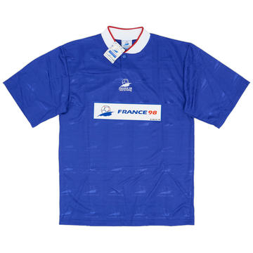 新品❗【adidas】FRANCE 98 Tシャツ (M) 綿100% サッカー NWT! France 1998 World Cup Home Shirt Jersey Adidas (No Star