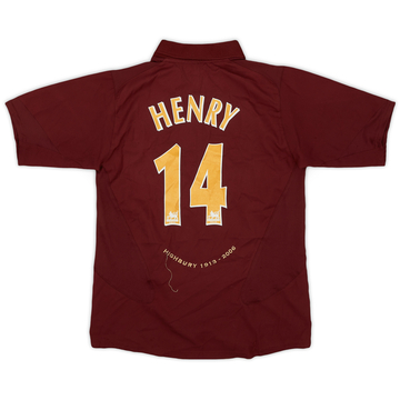 2005-06 Arsenal Home Shirt Henry #14 - 7/10 - (M.Boys)
