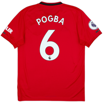 2019-20 Manchester United Home Shirt Pogba #6 - 8/10 - (M)
