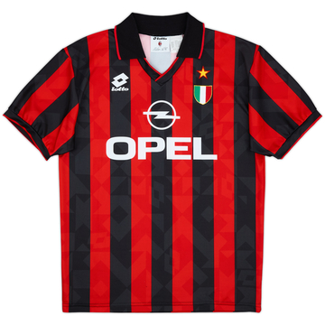 1994-95 AC Milan Home L/S Shirt - 9/10 - (L)