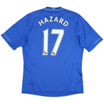 12-13 チェルシー HAZARD アザール 17番 長袖 シャツ 2012-13 Chelsea Home L/S Shirt Hazard #17 - 6/10 - (M)