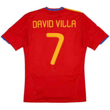 2010-11 Spain Away Shirt David Villa #7 - 6/10 - (L)