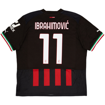 2020-21 AC Milan Home Shirt Ibrahimovic #11 - 10/10 - (L)