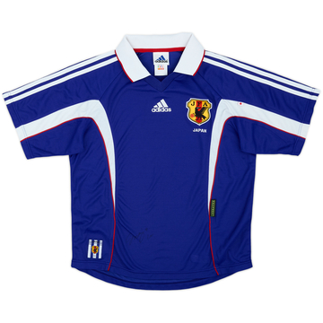 Camiseta de local versión jugador firmada de Japón 1999-00 - 8/10 - (L)