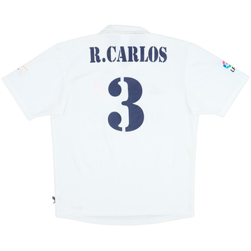 2002-03 Real Madrid Centenary Home Shirt R.Carlos #3 - 5/10 - (M)