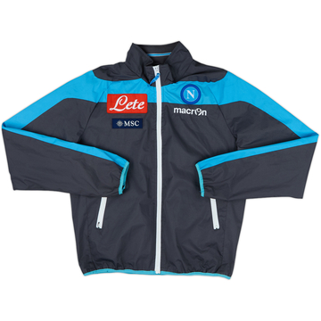 2014-15 Napoli Macron Track Jacket - 8/10 - (L)