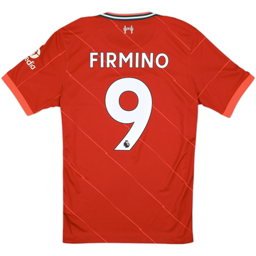 2021-22 Liverpool Authentic Home Shirt Firmino #9 - 8/10 - (S)