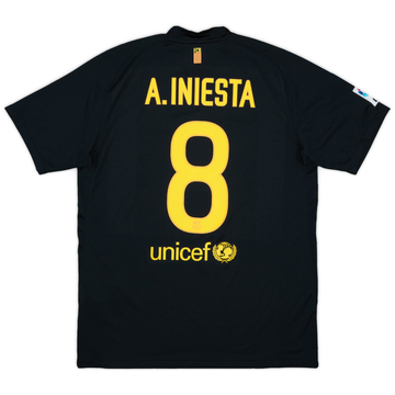 2011-12 Barcelona Home Shirt A.Iniesta #8 - 8/10 - (L)
