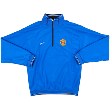 2002-03 Manchester United Nike Drill Top - 9/10 - (XL)