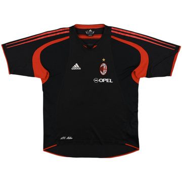 2004-05 AC Milan adidas Polo L/S Shirt (M)