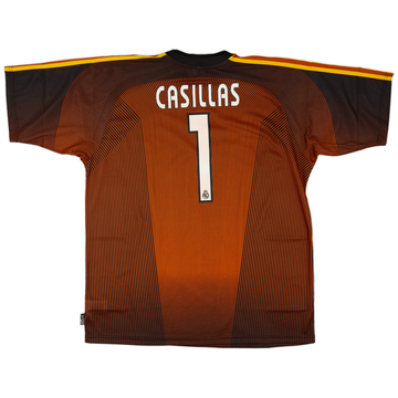 休日限定 2004-05 Real Madrid GK S/S Shirt Casillas #1 (L) ウェア