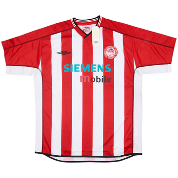 1992-93 Olympiakos Home Shirt - 8/10 - (XL)