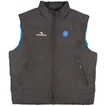 2002-03 Napoli Diadora Padded Gilet - 8/10 - (XL)