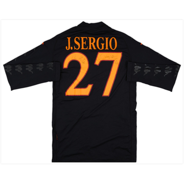 2009-10 Roma Signed Third/GK L/S Shirt J.Sergio #27 - 7/10 - (L)