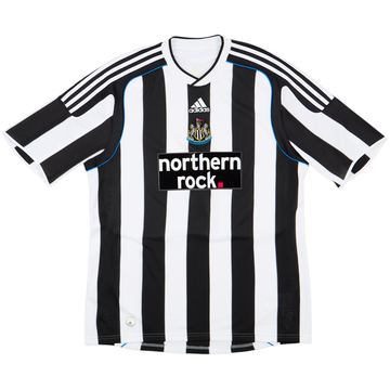 激レアNewcastle United シャツ northern rock 白黒 Newcastle Home football shirt 2009 - 2010. Sponsored by