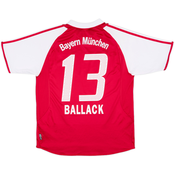 Bayern München Ballack 13 シャツ 2005-06 Bayern Munich Home L/S Shirt Ballack #13 - 5/10