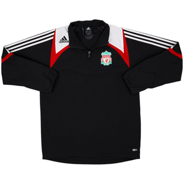 2007-08 Liverpool adidas 1/4 Zip Track Jacket - 10/10 - (L)