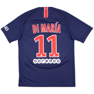 パリ・サンジェルマン DI MARÍA 11 2017-18 Paris Saint-Germain Home Shirt Di Maria #11 (S)