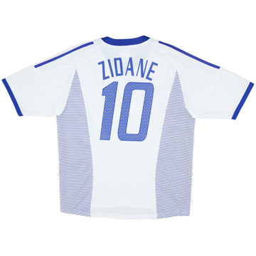 2002-04 France Away Shirt Zidane #10 - 9/10 - (L)