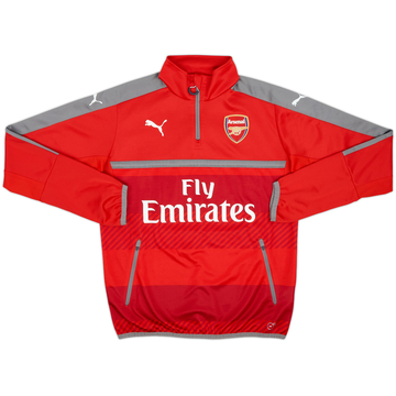 2016-17 Arsenal Puma 1/4 Zip Sweat Top - 9/10 - (M)