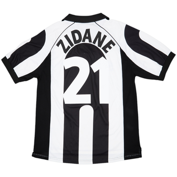 1997-98 Juventus Centenary Home Shirt Zidane #21 - 8/10 - (L)