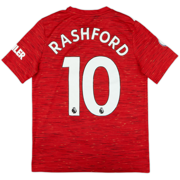 2019-20 Manchester United Home Shirt Rashford #10 - 8/10