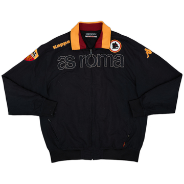 ASroma Kappa ジップジャケット　ASローマ Kappa ASローマ 刺繍ロゴ XXlarge ナイロンジャケット