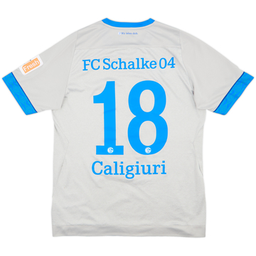 2018-19 Schalke Away Shirt Caligiuri #18 - 7/10 - (M)