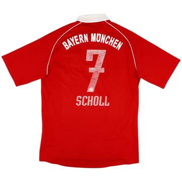 バイエルンミュンヘン #7 Scholl 1997 1999 ゲームシャツ XL 1997-99 Bayern Munich Home Shirt Scholl #7 - 7/10 - (XXL)