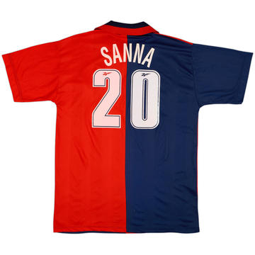 1996-98 Cagliari Home Shirt Sanna #20 - 8/10 - (L)