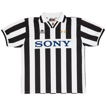 1995-97 Juventus Home L/S Shirt - 6/10 - (XL)