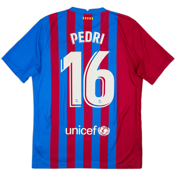 2021-22 Barcelona Third Shirt Pedri #16 - 8/10 - (M)