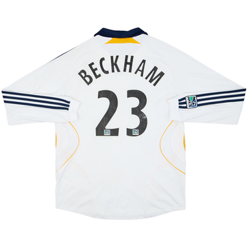 2007-08 LA Galaxy Away Shirt Beckham #23 - 5/10 - (L)