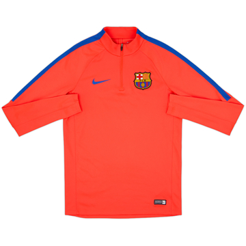 2016-17 Barcelona Nike 1/4 Zip Drill Top - 7/10 - (L)