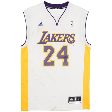 2010 14 LA Lakers Bryant 24 adidas Home Jersey Excellent XS