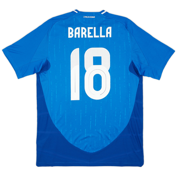2024-25 Italy Authentic Home Shirt Barella #18